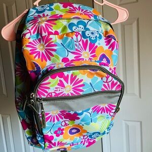 L.L. Bean Colorful Floral Kids Backpack